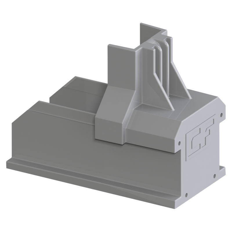 ClickFit EVO Trägerprofil Endkappe grau