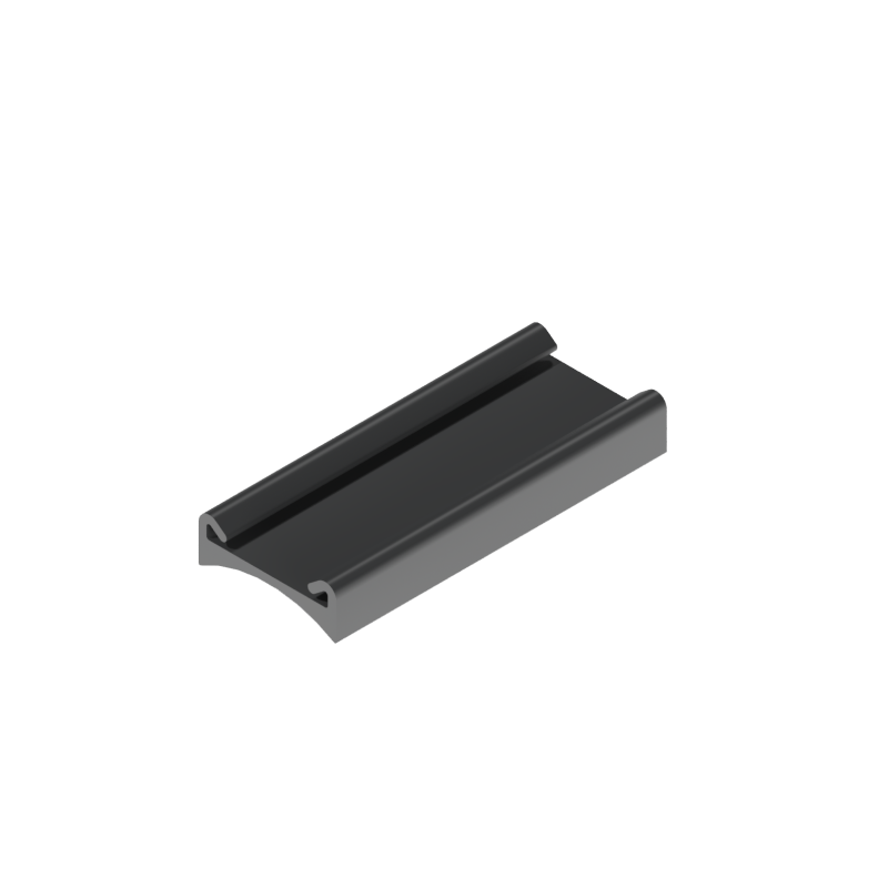 ClickFit EVO EPDM Unterlage für Trapezblech-Montageschiene, waagerechte Modulanordnung