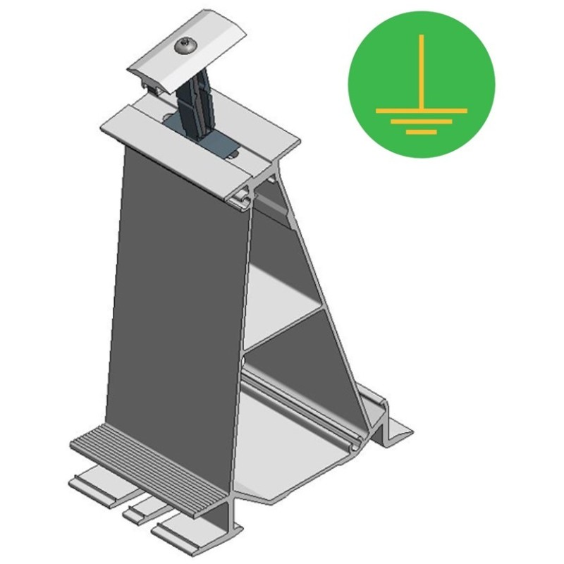 Hinterfuß ValkPro+ L10° Mitte, Alu