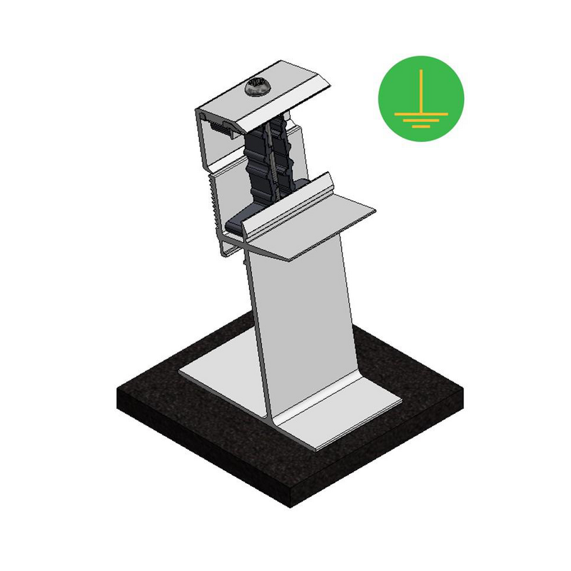 Vorderfuß ValkPro+L10° Panel Unterstützung, Alu