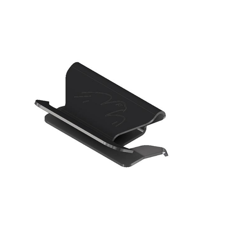 Potentialausgleichsclip aus Edelstahl - Schwarz