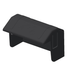 Kst. Abdeckung für Endklemme - schwarz