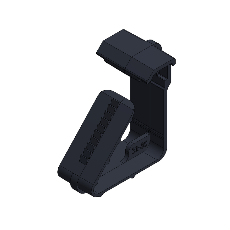 Drainageclip aus Kunststoff 30-36 mm